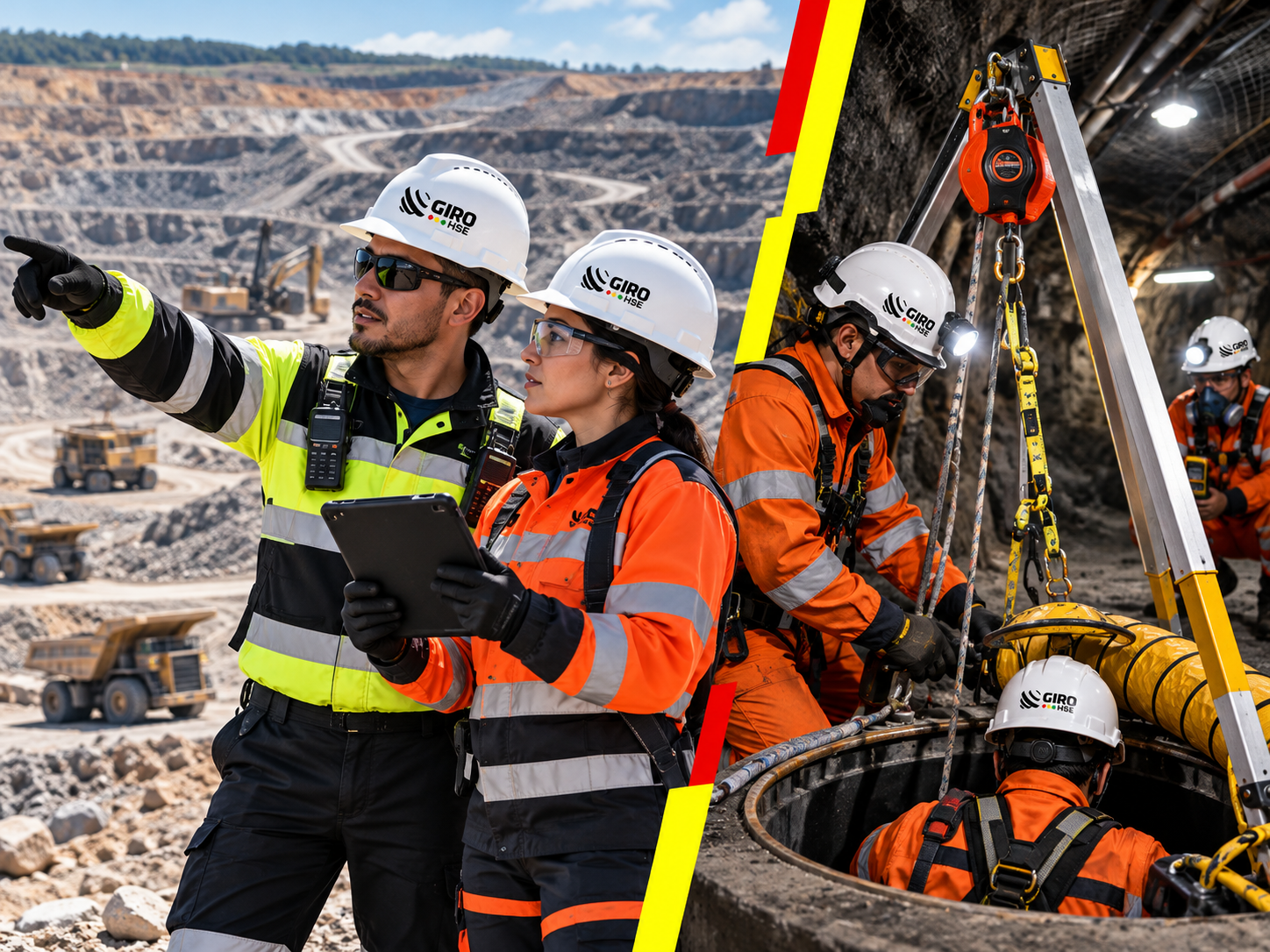 Formación HSE para labores de minería a cielo abierto y subterránea